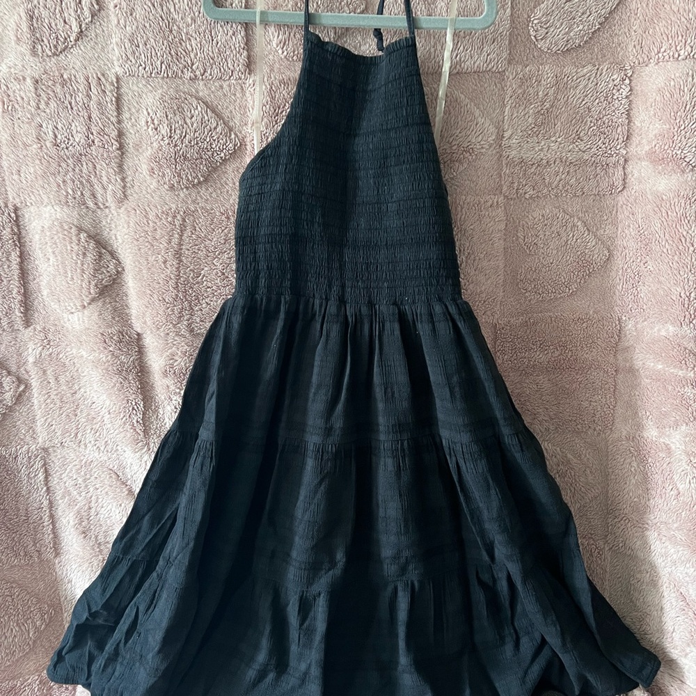 American Eagle Black Halter Mini Dress | Size Medium |